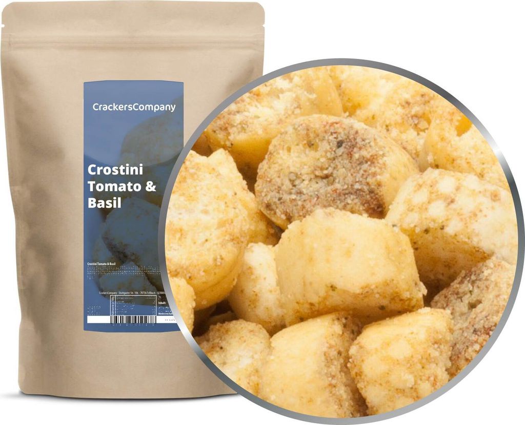 CROSTINI TOMATO & BASIL ZIP Beutel 200g