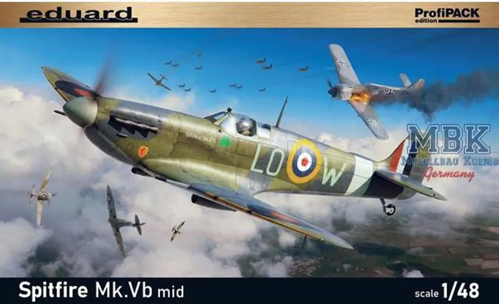 Spitfire Mk.Vb 1/48 Eduard ProfiPACK avec Photodécoupe et Masques