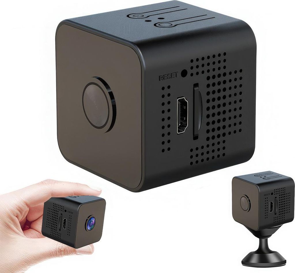 Drahtlose Magnet-Kamera – 24h Echtzeitaufzeichnung + Live-Ansicht, 2,4 GHz WLAN + 450mAh Akku