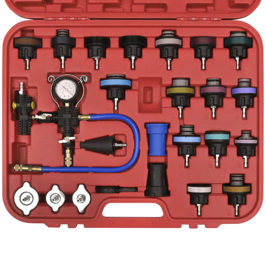 Testeur de pression vidaXL 28 pièces avec manomètre de haute précision - 12