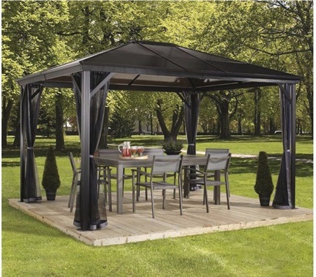 Sojag Pavillon Verona 10x14 anthracite 298 x 423 x 261 cm Image du produit 