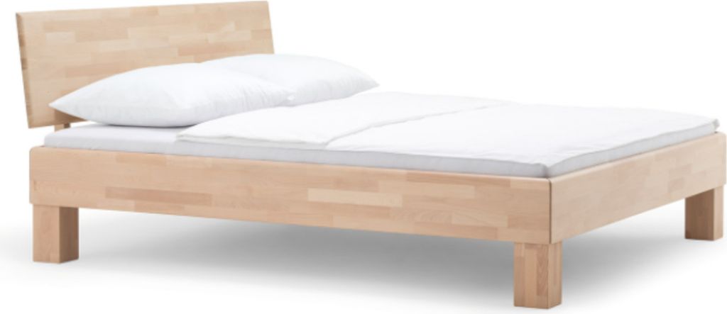 Dico Avantgarde Wildeiche Massivholz Bettrahmen incl. Kopfteil 361.47 Komforthöhe Größe: 100x200 cm