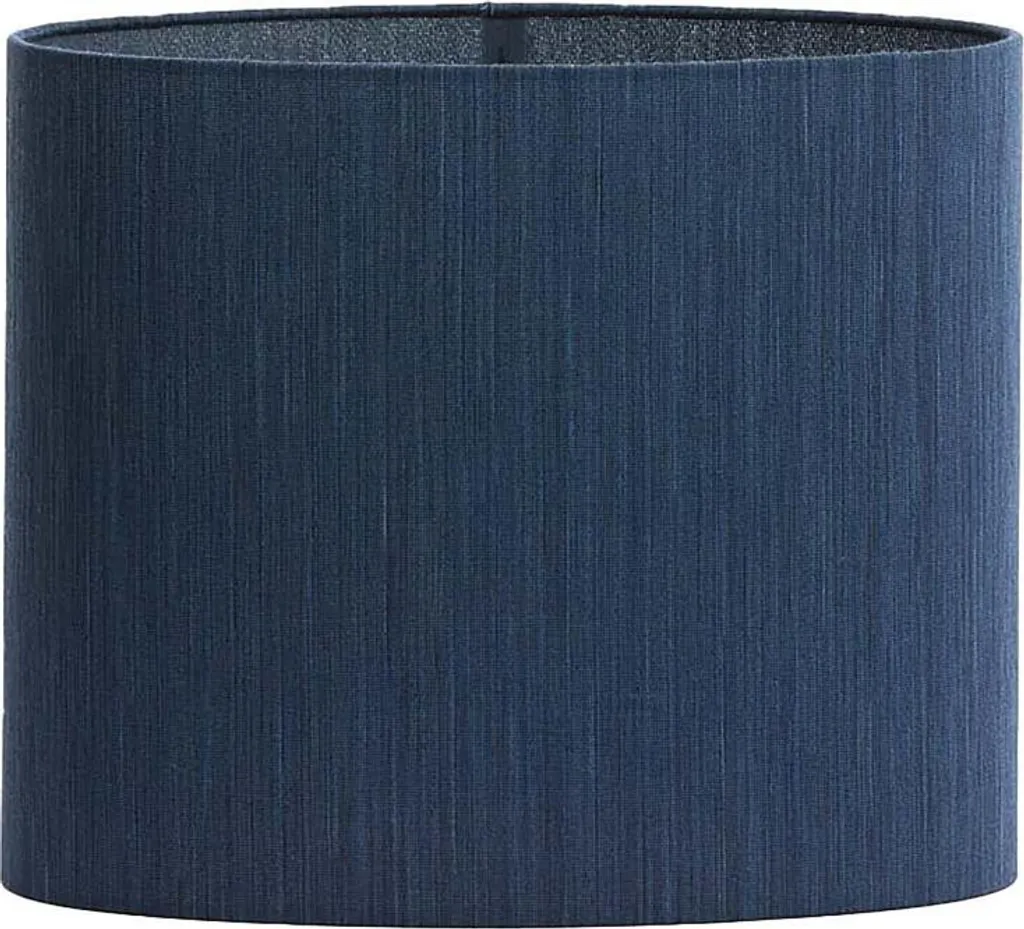 Fini l'éblouissement : Abat-jour Harper Bleu Textile pour Lumière Douce