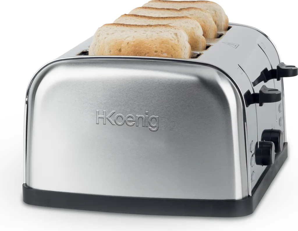 Tostapane H.Koenig TOS14 1500 W acciaio inox (Refurbished B)