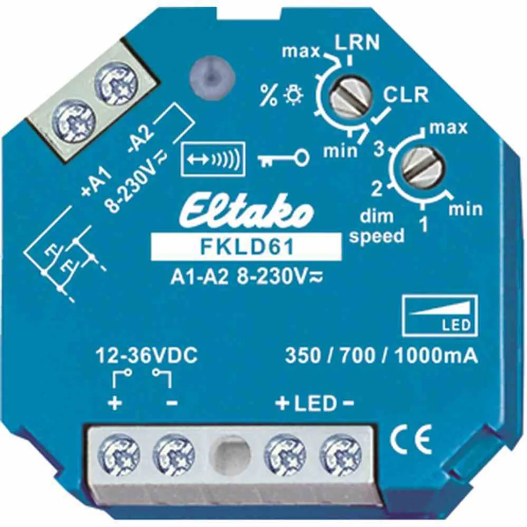 ELTAKO FKLD61 Récepteur radio variateur 230V 868MHz montage apparent