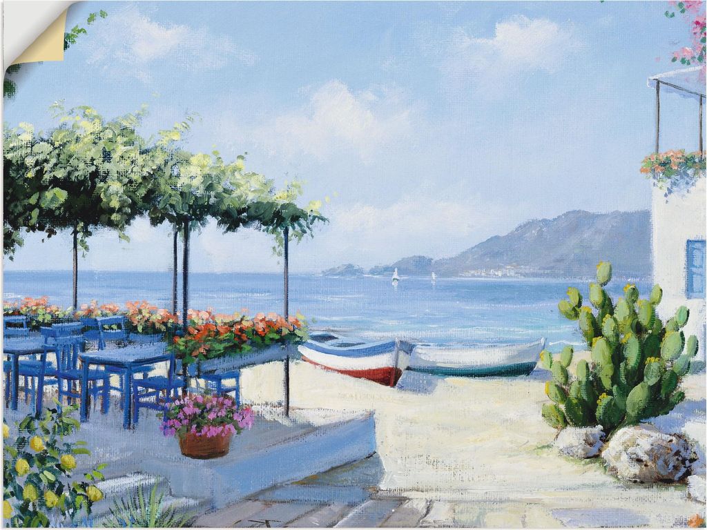 ARTland Wandbild, selbstklebend Toller Meeresblick Größe: 40x30 cm