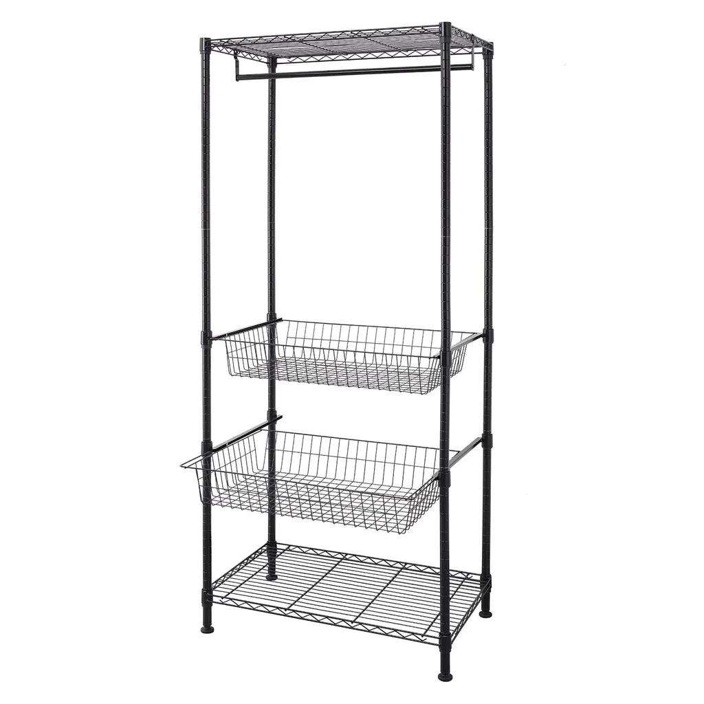 Armoire gain de place Harold en inox : montage rapide sans outils