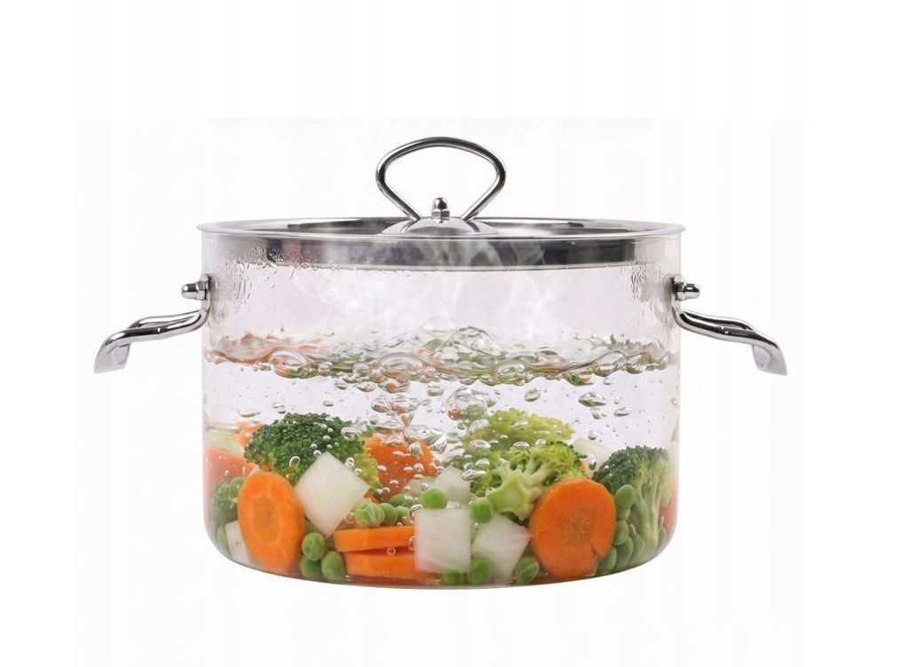 4,5L Glastopf mit Deckel aus Borosilikatglas | Produktbild 