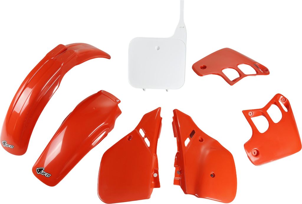 Ufo Kunststoffsatz Für Honda Cr 125 '89-90, Farbe Oem '90 (Rot/Weiss)