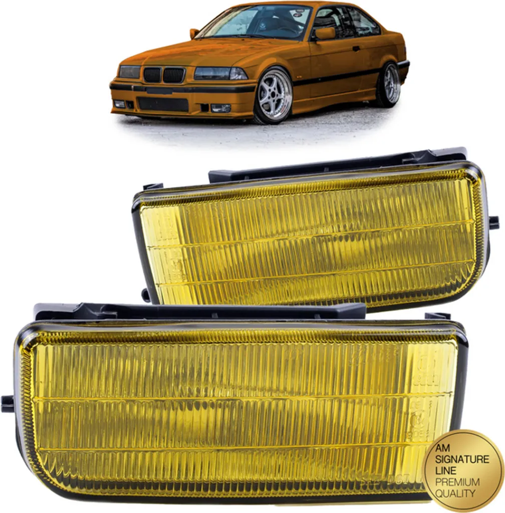 Réparez vos Phares BMW E36 Compact - Optique Halogène Jaune Anti-Brouillard