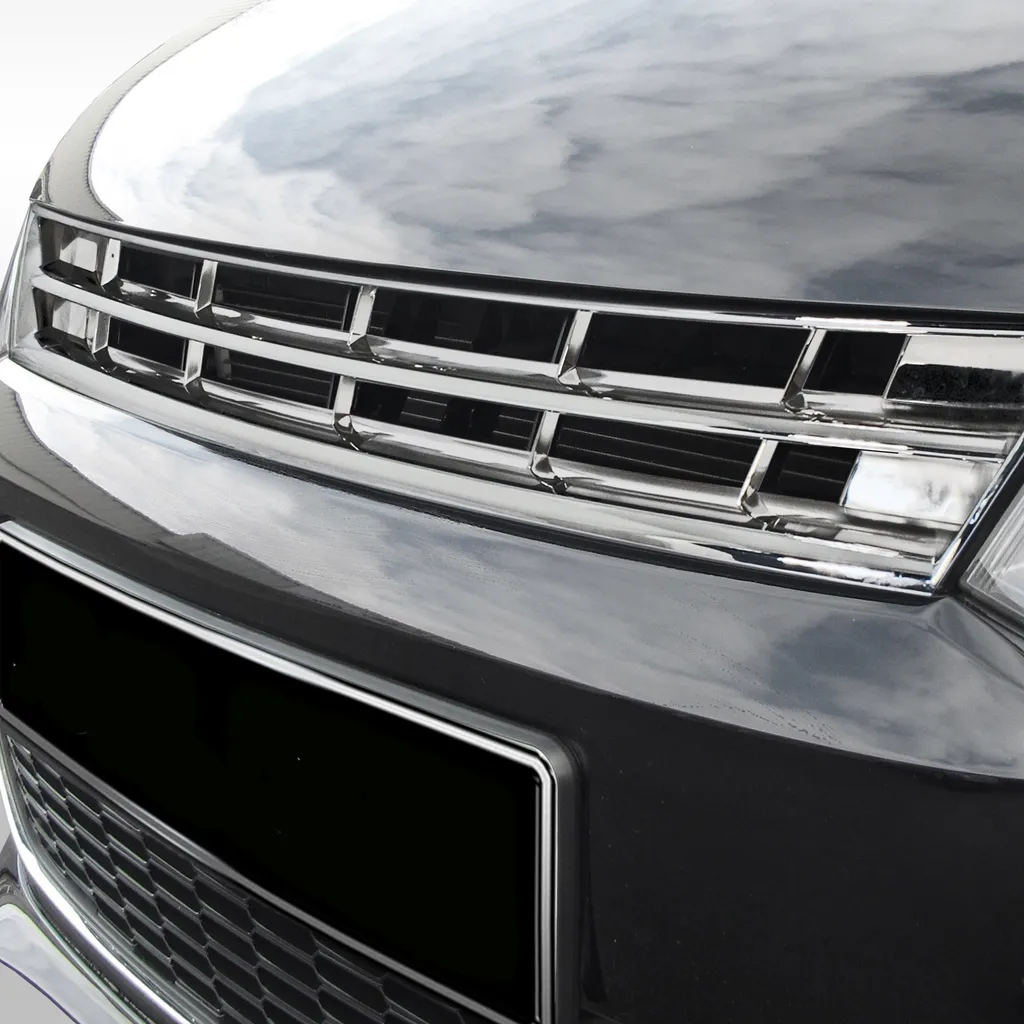 Grille calandre chrome sans sigle en ABS rigide pour Polo V 6R