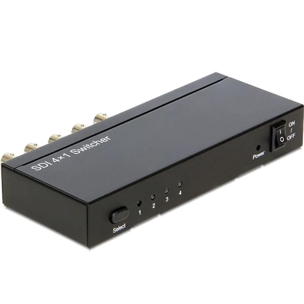 Switch BNC pour Centraliser 4 Caméras sur 1 Seul Moniteur Boîtier Externe