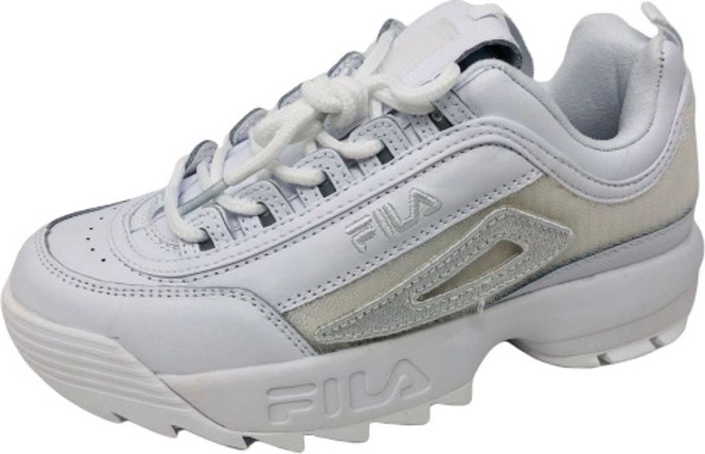 Fila Damen Sneaker Disruptor II mit Patches Turnschuhe weiß, 5FM00002125, Schuhgröße:39