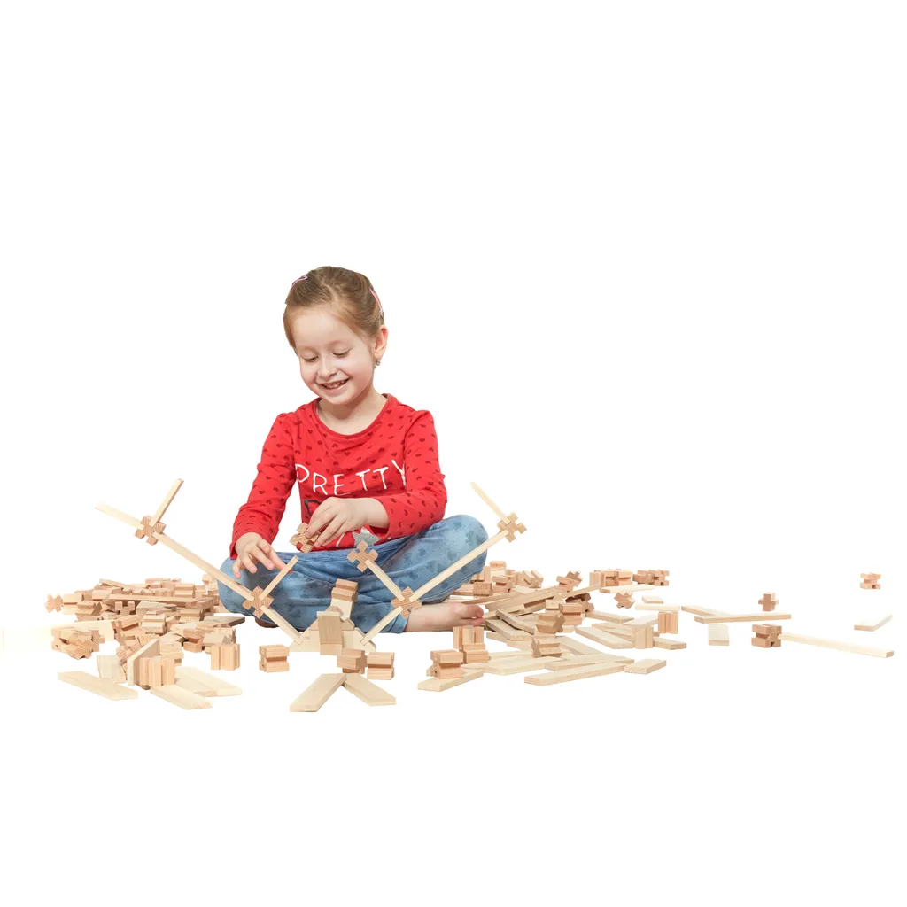 Blocs de construction 141 pièces EDUPLAY avec formes géométriques