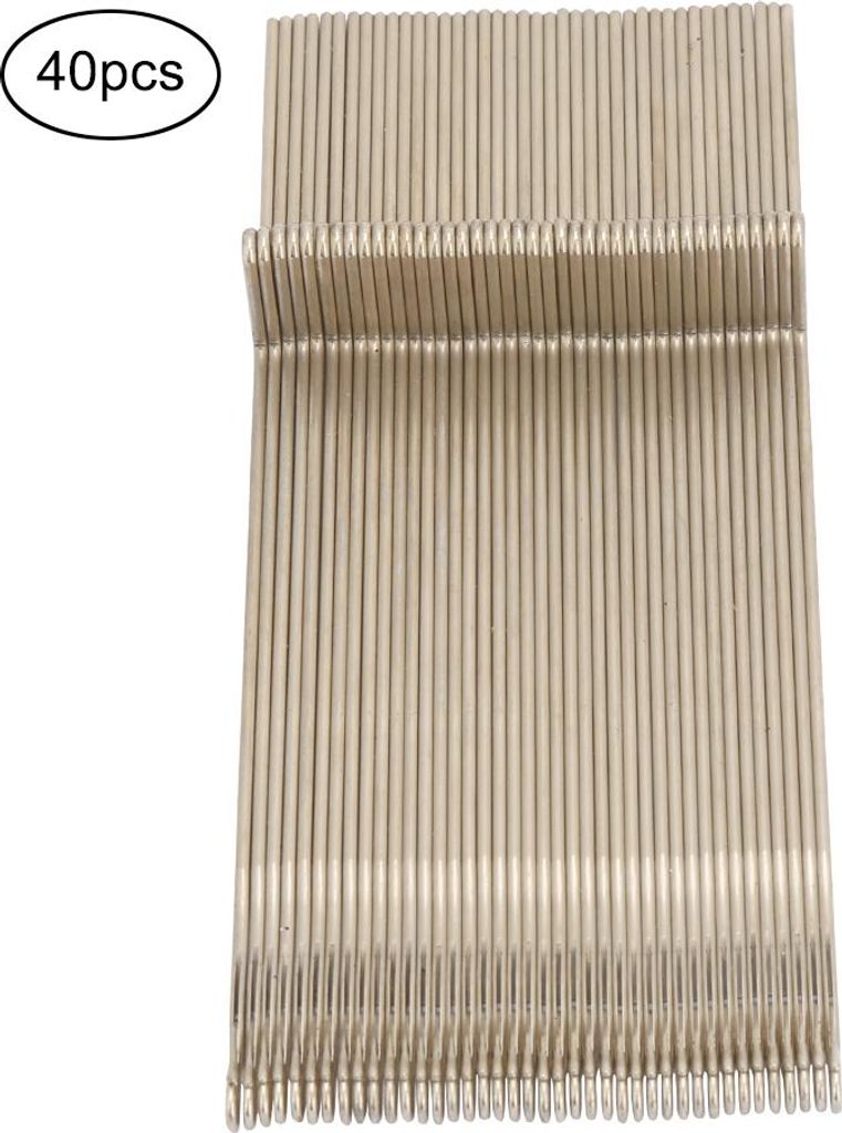 40 Stück Stahl-Strickmaschinennadeln, Webwerkzeug, Weber-Zubehör, passend für KH230, 14,2 cm