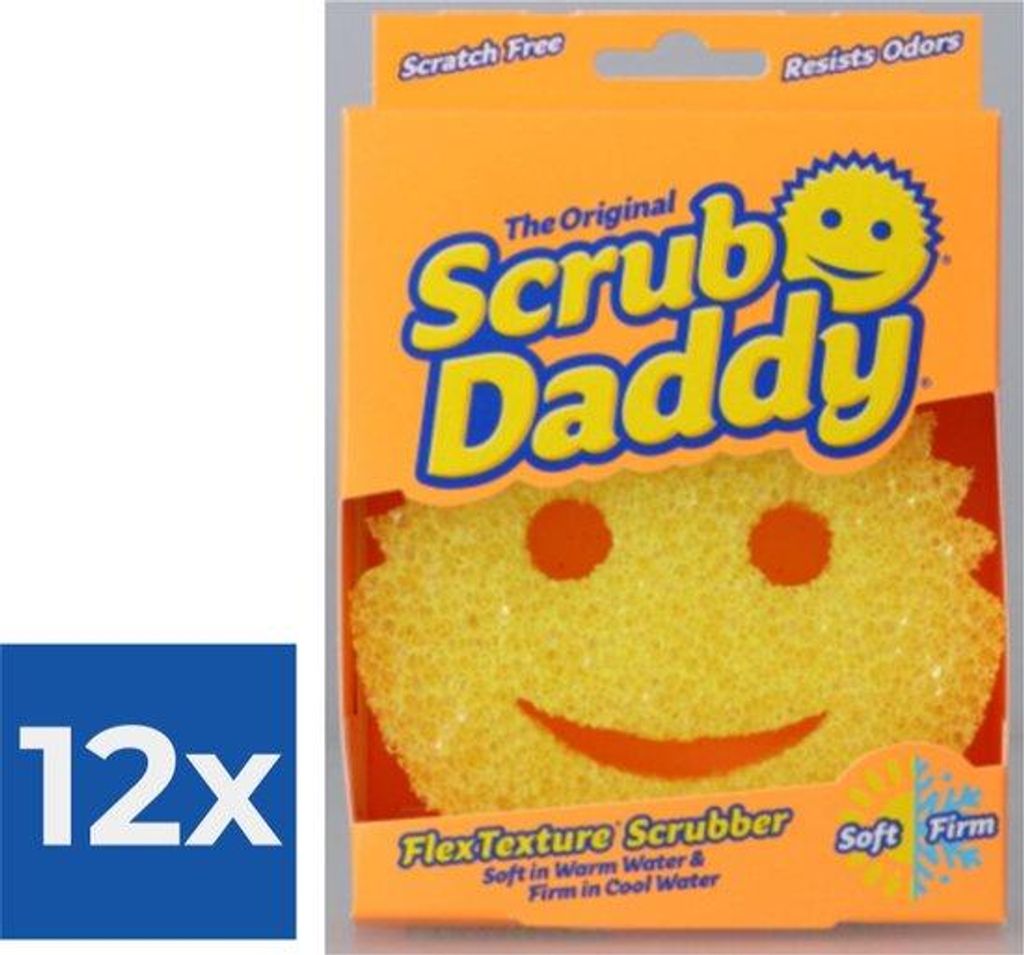 Scrub Daddy Original - Spons jaune - Anti-rayures - Lot de Image du produit 