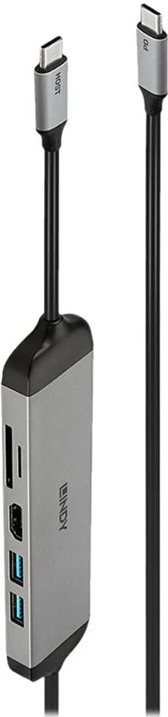 Micro Station LINDY DST-Micro 140 USB-C 4K HDMI avec Power Delivery PD