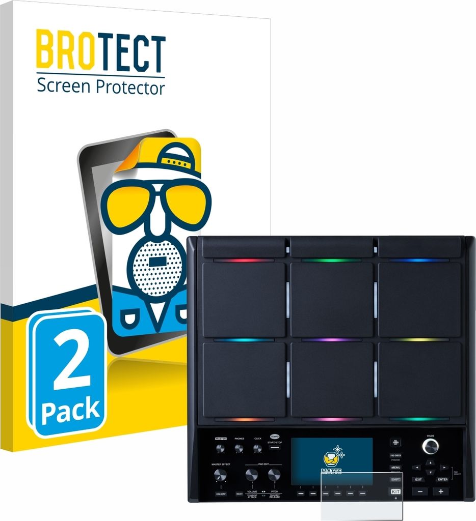 2x BROTECT Schutzfolie für Roland SPD-SX PRO Displayschutz Produktbild 