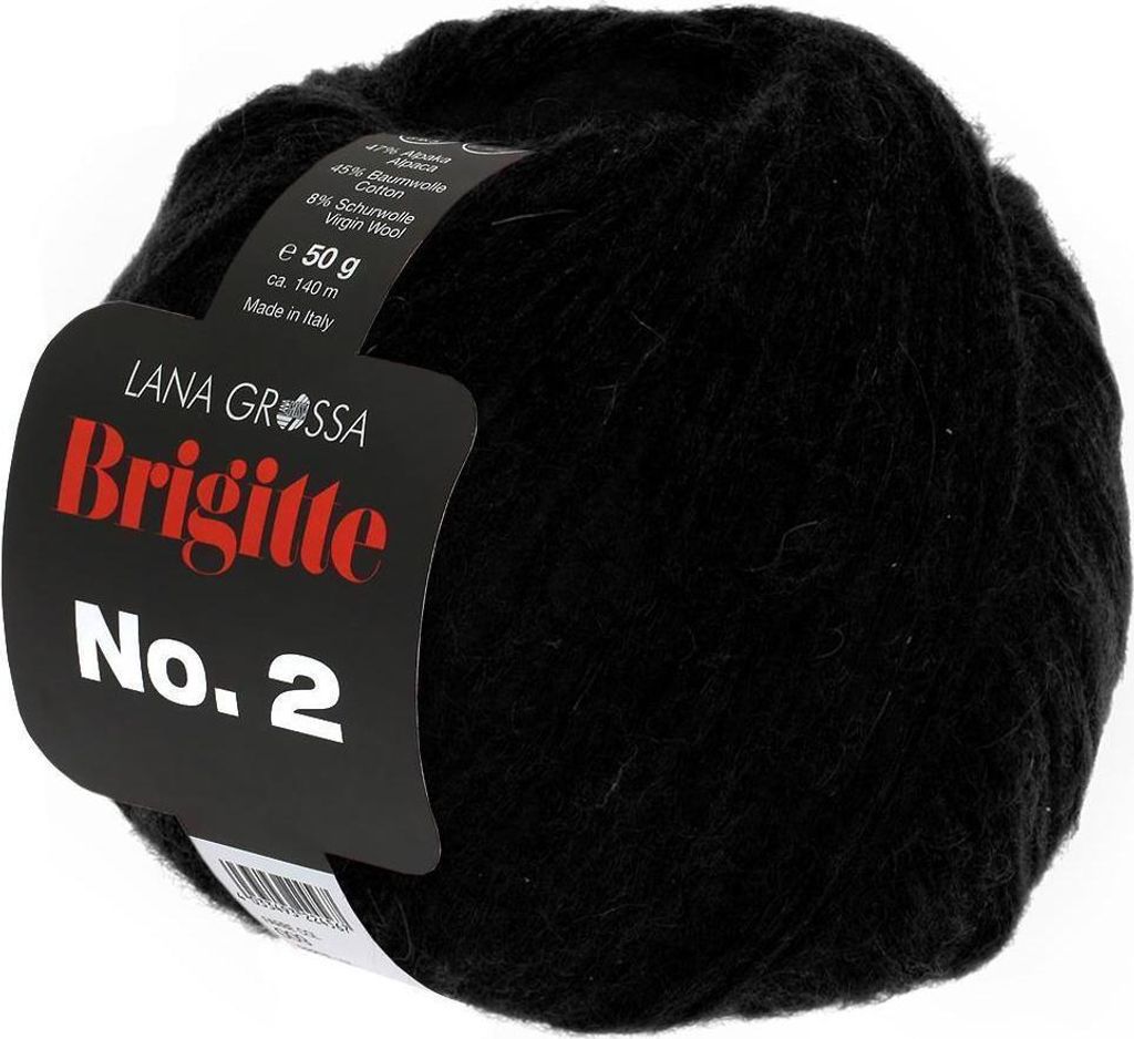 Lana Grossa BRIGITTE NO. 2 50 g hochwertige Mischung aus Produktbild 