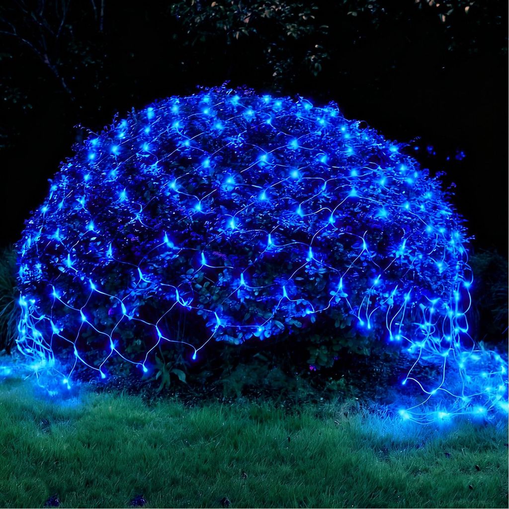 6X4M 660LED Lichternetz Außen Innen Netz Lichtervorhang Produktbild 