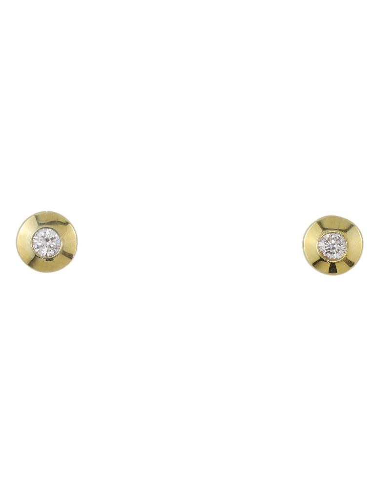 MIAMAR 1106434 Damen Ohrstecker 14 Karat (585) Gelbgold Produktbild 