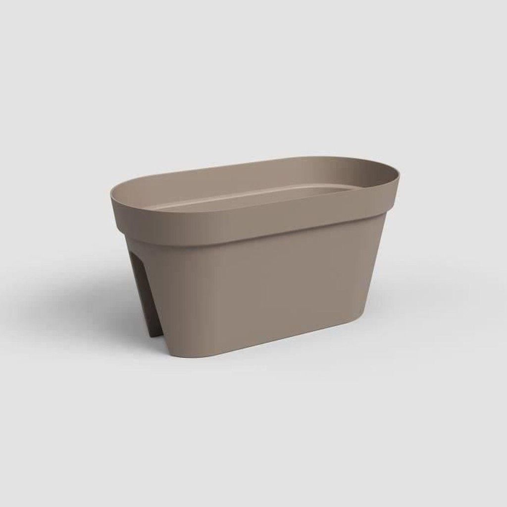 Artevasi Truhlík CAPRI, na zábradlí, 60 cm, plast, šedá Obrázek produktu 
