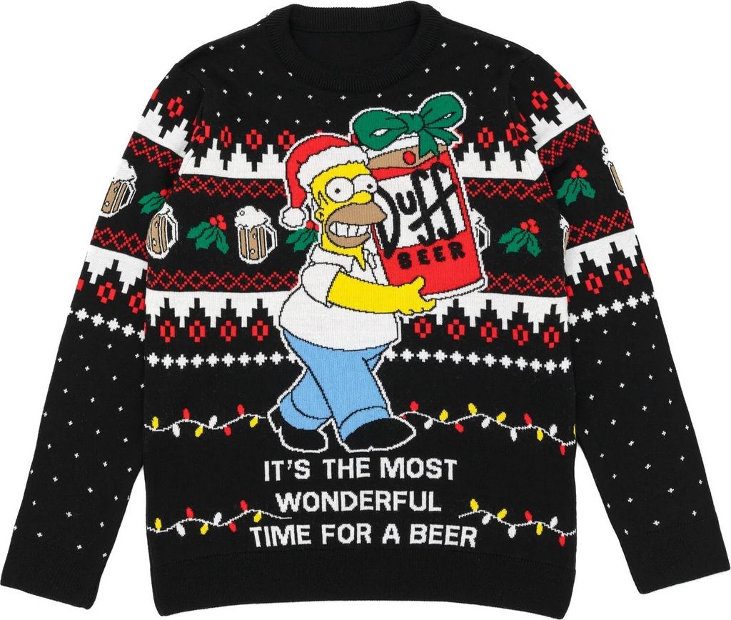 The Simpsons - Pullover für Herren - weihnachtliches Design Produktbild 1
