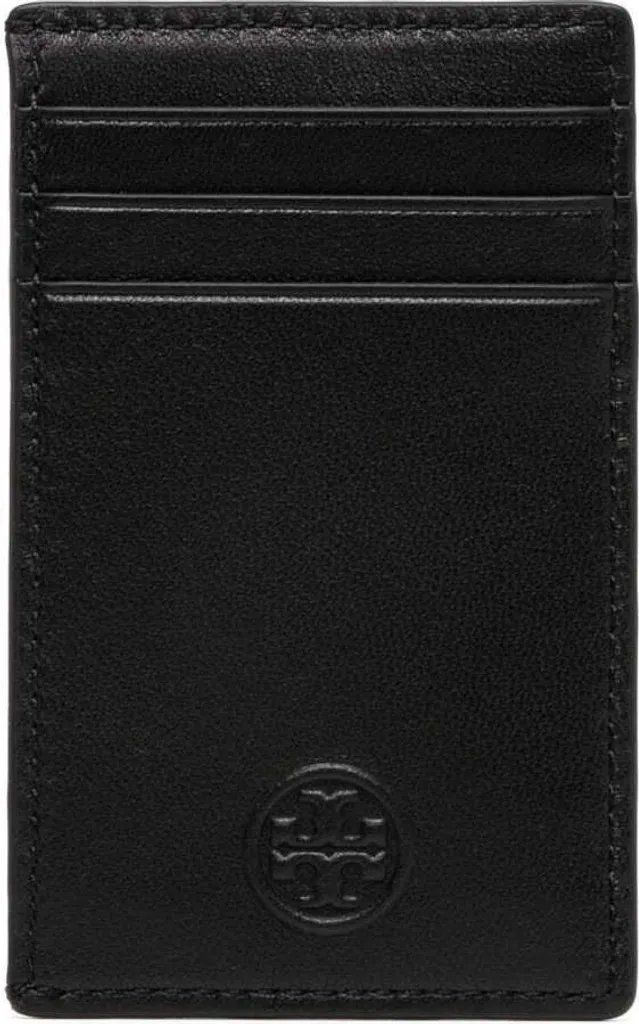 Porte-cartes de crédit femme Tory Burch noir idéal pour sac