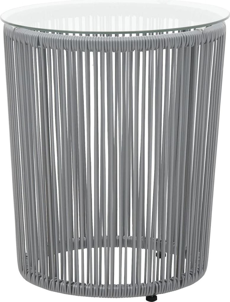 vidaXL 3-częściowy zestaw bistro z poduszkami rattan PVC Zdjęcie produktu 