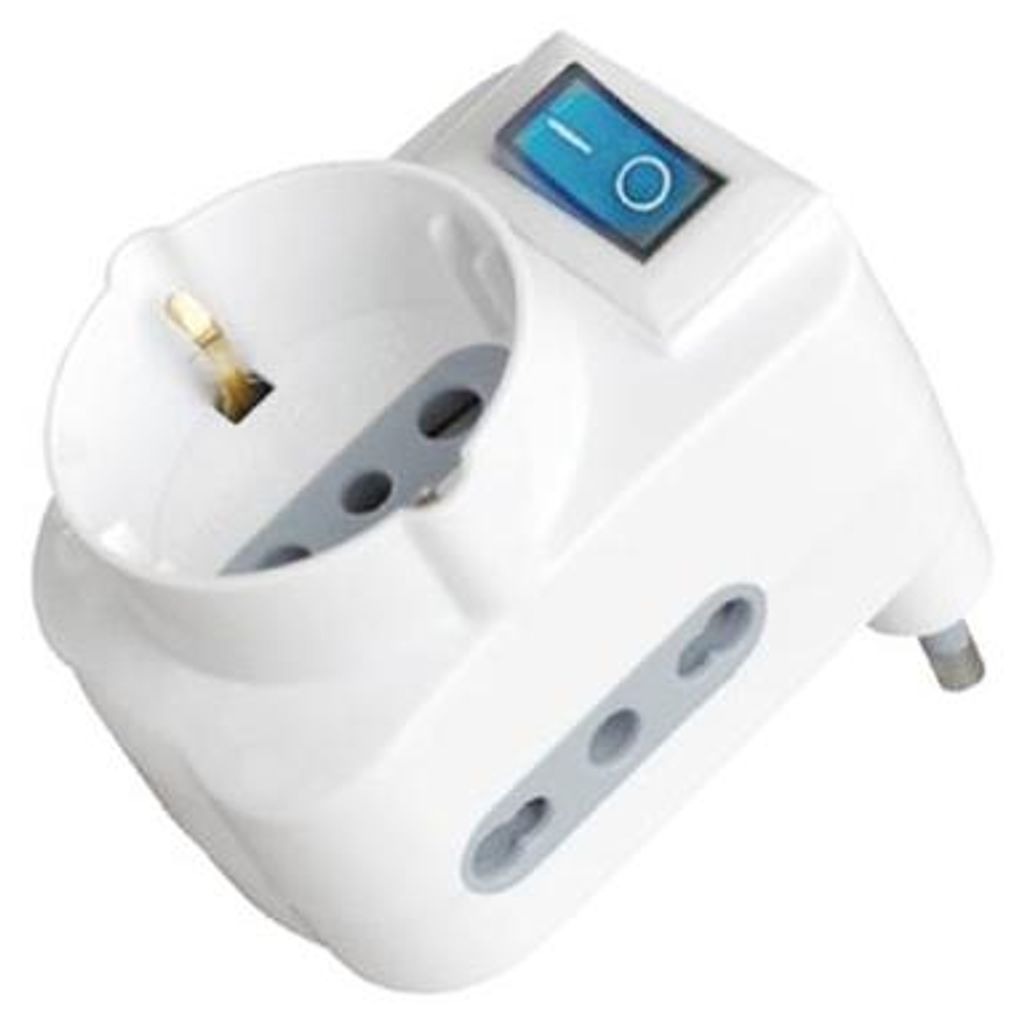 V-TAC Adattatore Multipresa triplo bipasso/schuko presa Immagine del prodotto 