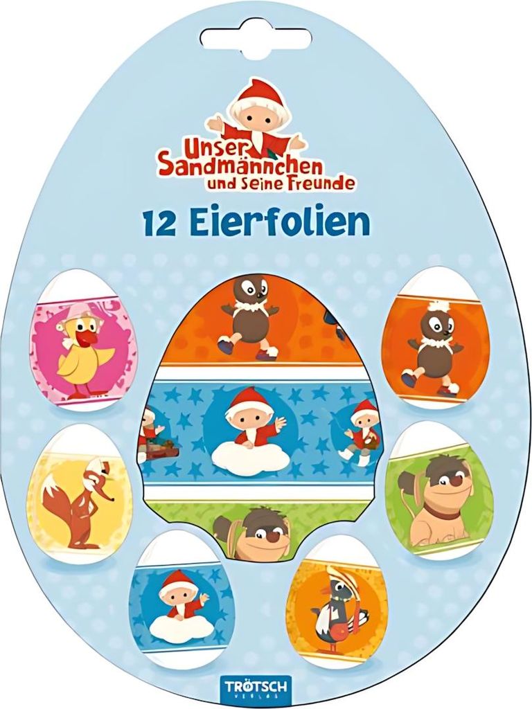 Trötsch Unser Sandmännchen Eierfolien Produktbild 
