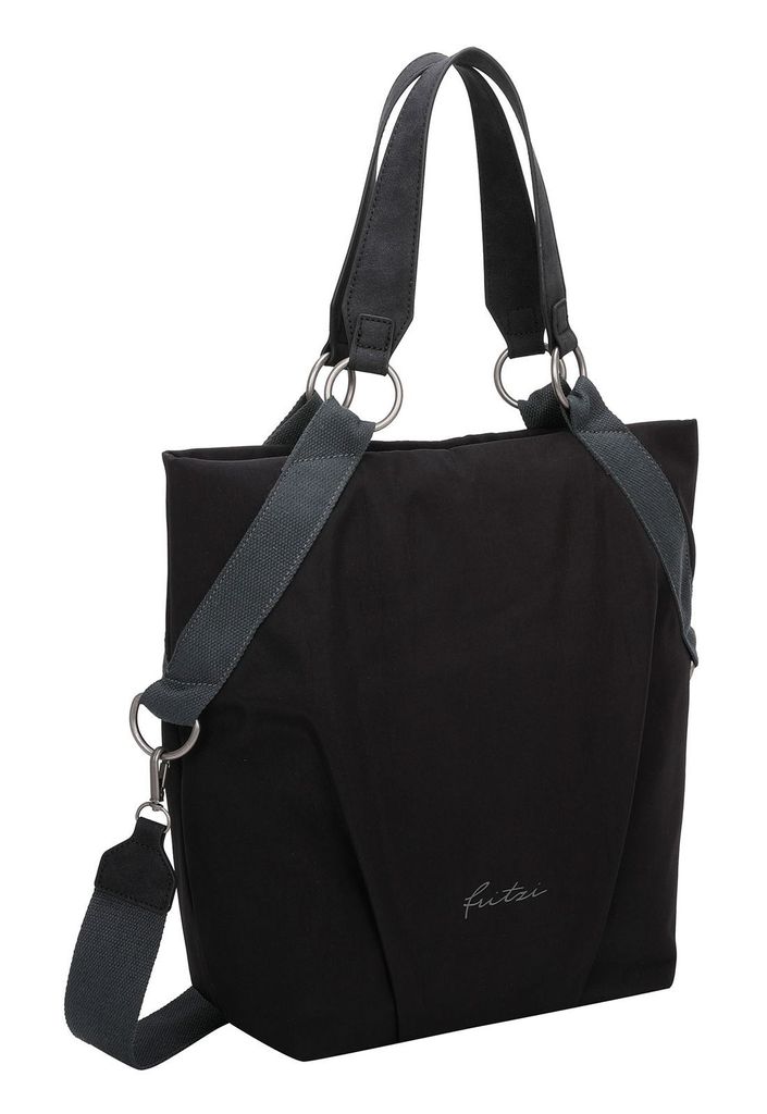 Fritzi Aus Preußen Easy Schultertasche Canvas – Vegan, Robust, 46x32x15 Cm – Praktisch Für Uni & Alltag