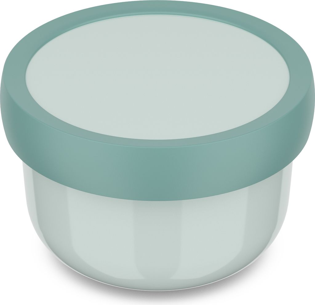 Campus fruitbox 300 ml met vorkje - Cool mint Productafbeelding 