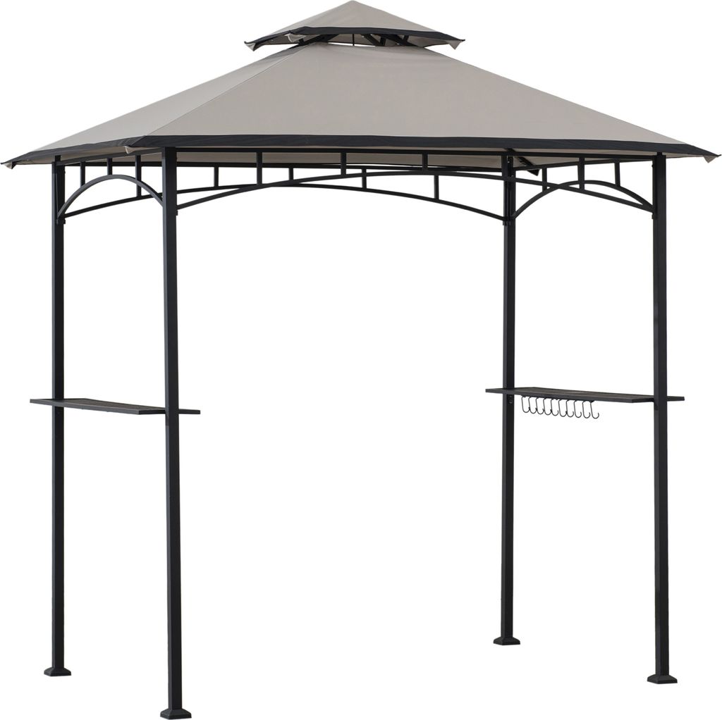 Sunjoy Grill Pavillon LINAS - 152cm x 244cm, grau