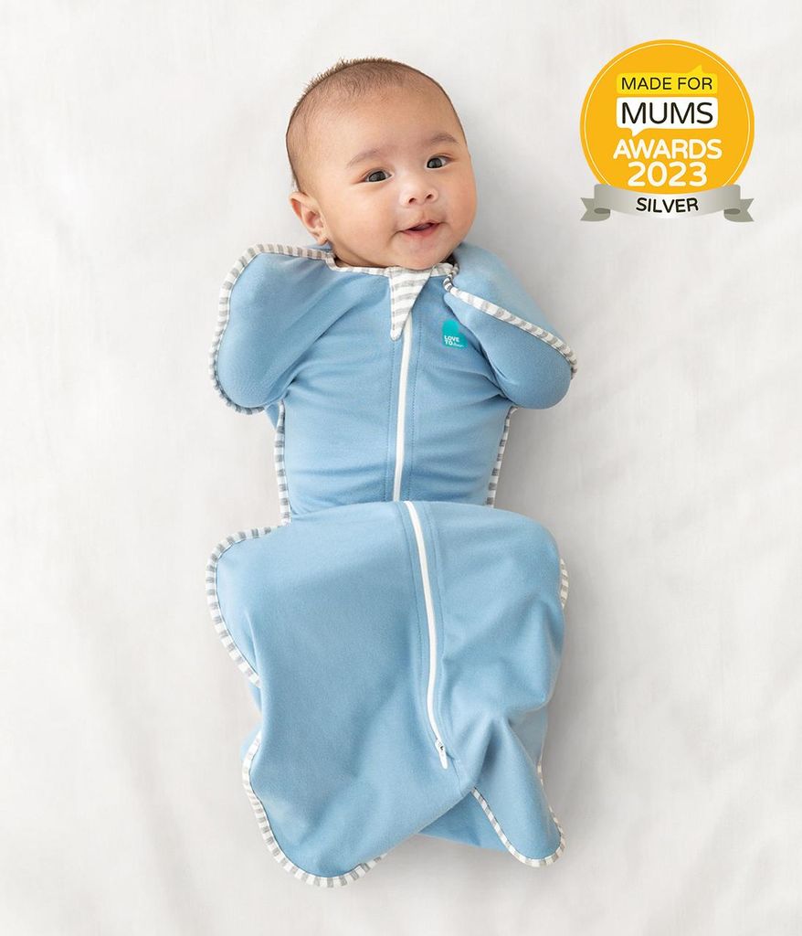 Love to Dream Swaddle Up Pucksack Blau, 1,0T Neugeboren (2,2-3,8kg)