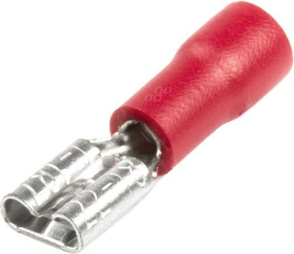 Izolované ploché koncovky 5,6 mm 0,5–1,5 mm² 10 A 10 ks Obrázok produktu 