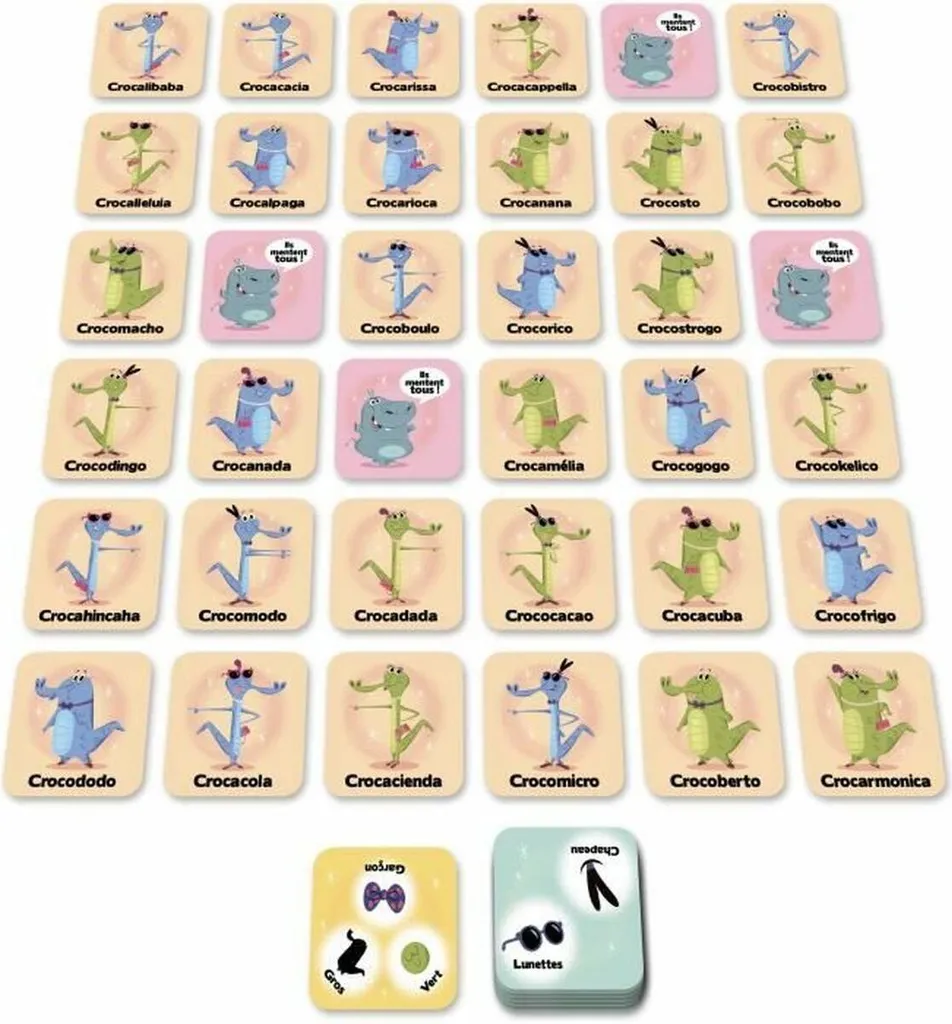 Améliorez la concentration avec RapidCroco Asmodee - Jeu éducatif 12cm