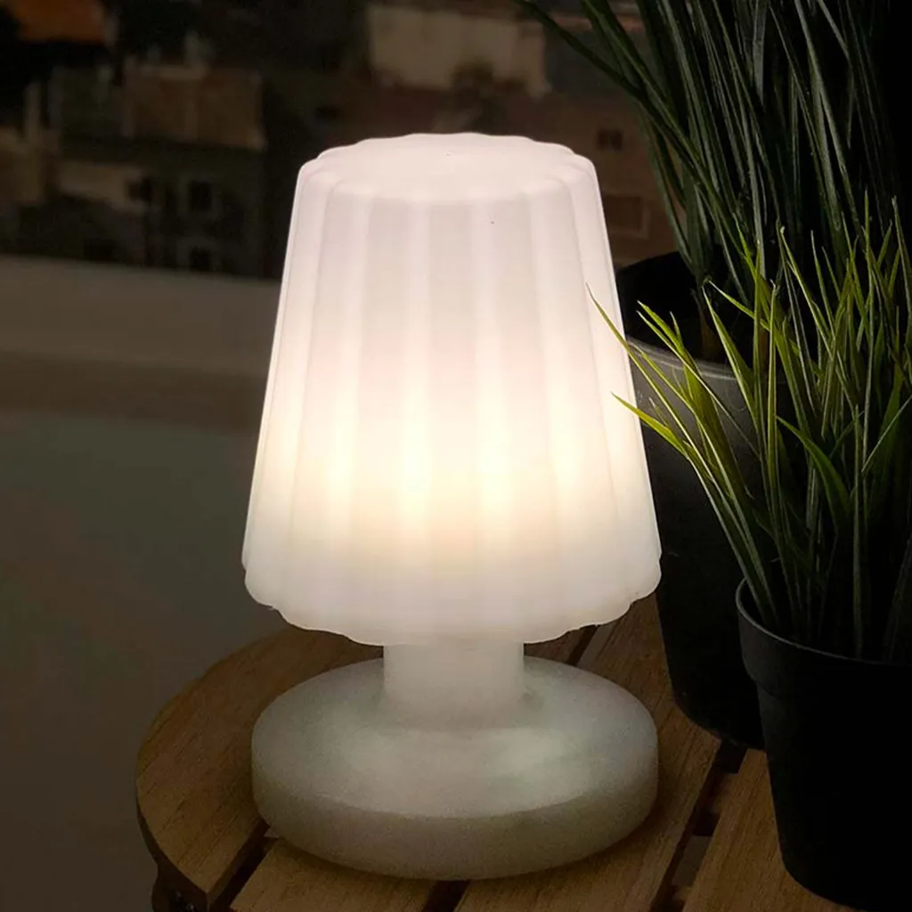 Lampe de table sans fil rechargeable Lady Mini LED d'appoint 22cm chic
