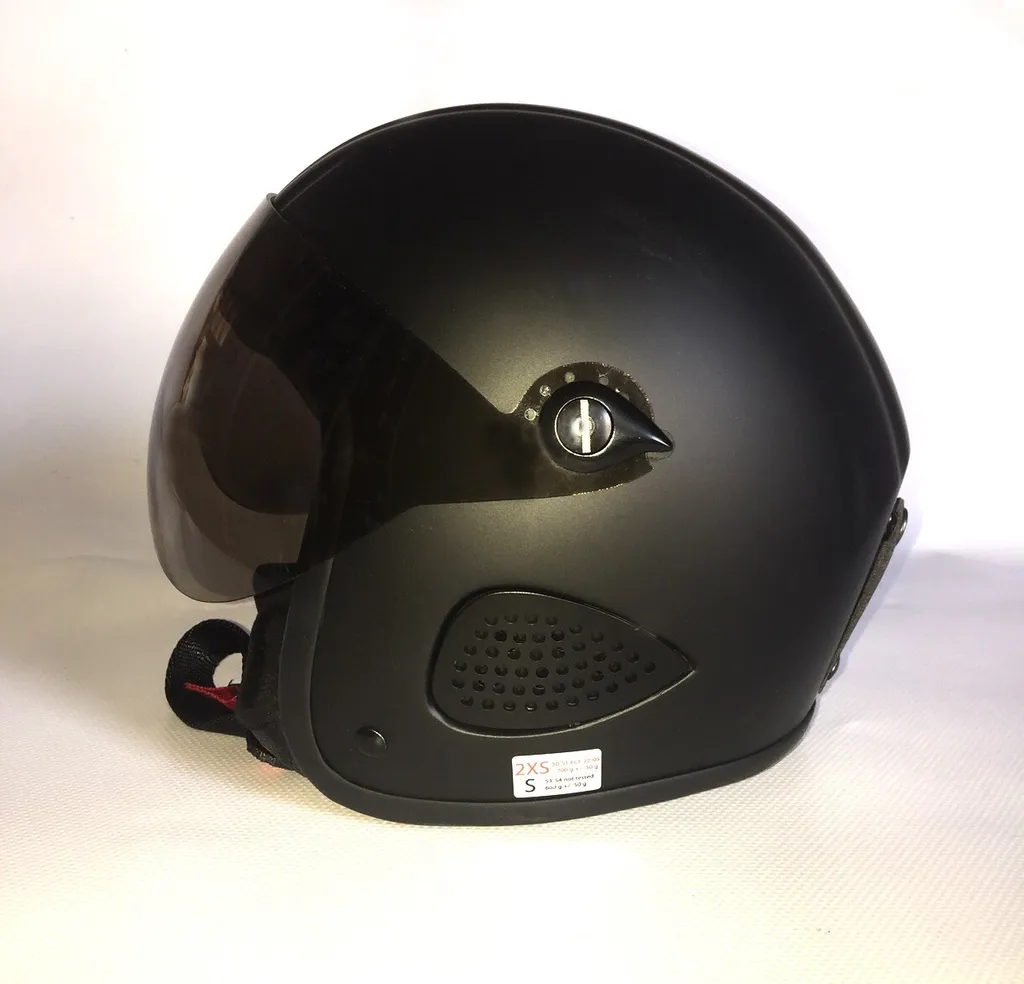 Casque Moto Jet Bores Gensler Kult Visière - Équipement Custom Noir Mat