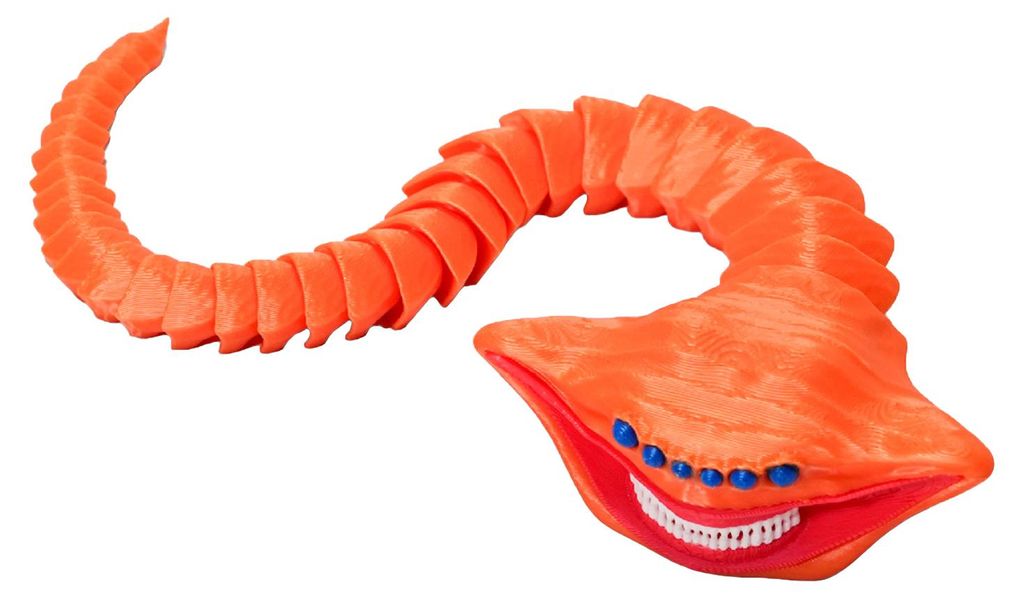 3D-gedrucktes Meerestier-Spielzeug, bewegliches Fidget-Spielzeug, flexibles Tiefsee-Tierchen-Sensorikspielzeug für Kinder und Erwachsene zur Stres...
