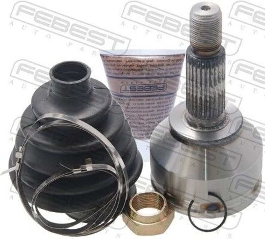 FEBEST Antriebswellengelenk Gelenksatz 2110-FOCAU radseitig Vorne für FORD FOCUS (DAW, DBW) 80mm