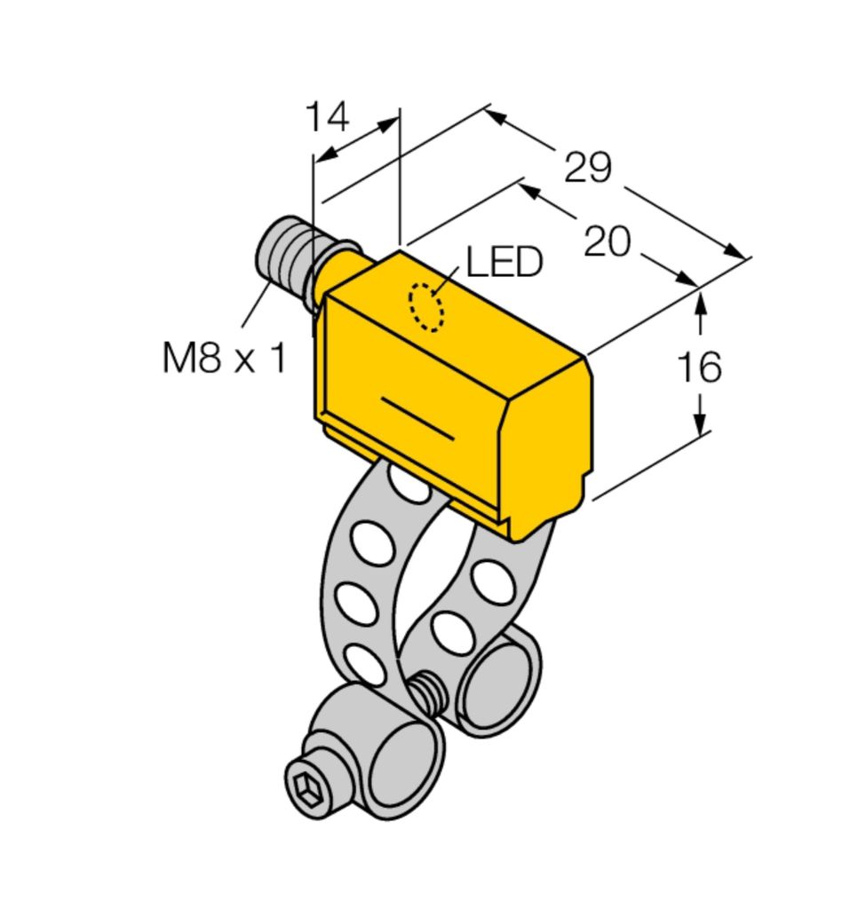 Turck 4625020-BIM-PST-AP6X-V1131/S235,Magnetfeld-Sensor Immagine del prodotto 