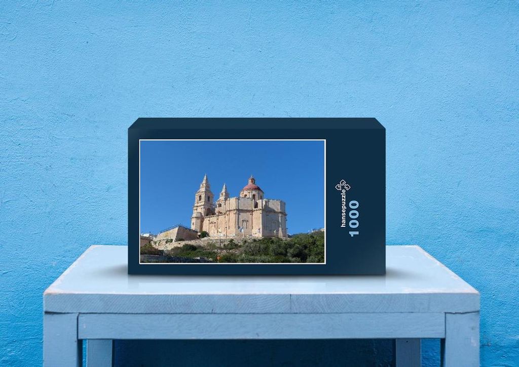hansepuzzle 62461 - Kirche Puzzle, 1000 Teile, Religion, 60,0 x 46,0cm mit hochwertiger Aufbewahrung, Kartonbox und wiederverschließbarem Beutel