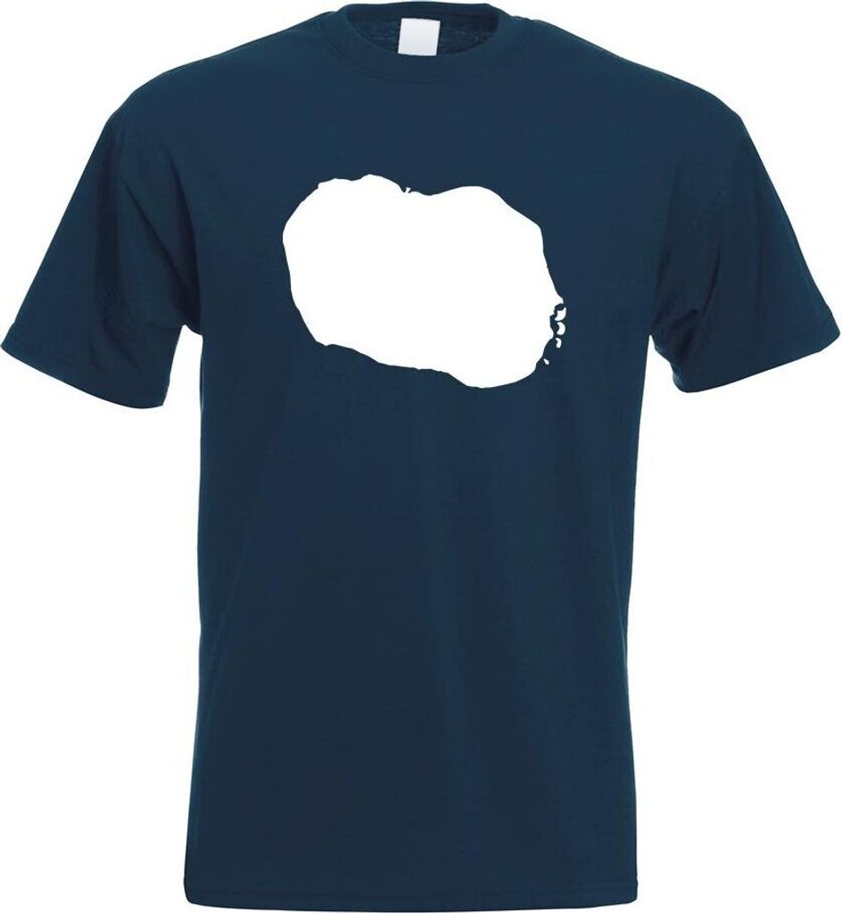 Kiwistar - T-Shirt - Navy - Cookinseln Umriss Kontur Herren Funshirt Bedruckt Design Sprüche Spruch Motive - mit Motiv Bedruckt - Funshirt Design ...