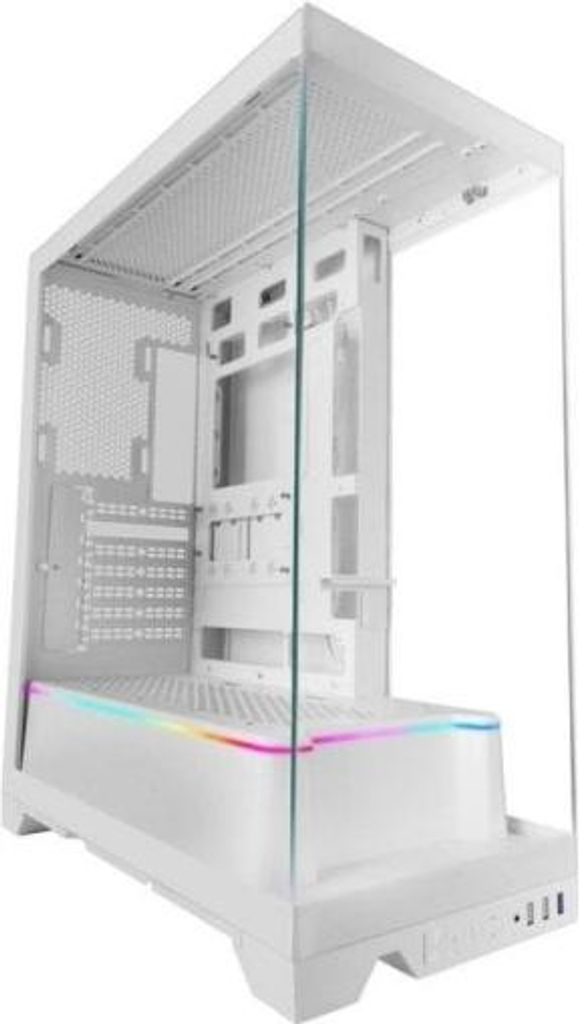 Caja Mars Gaming MC-PRISMA Dreifach Cristal ARGB Blanco Semitorre ATX