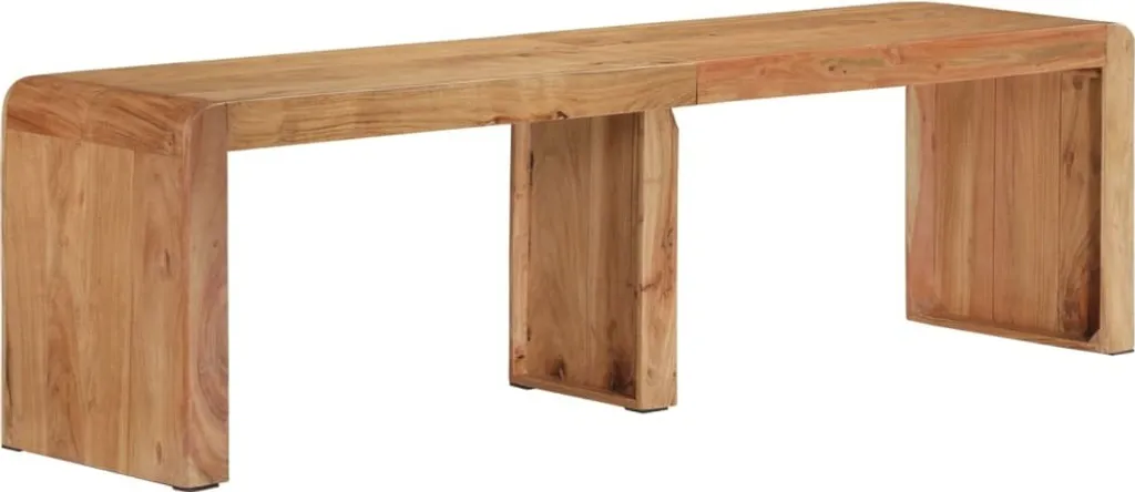 Banc robuste en acacia massif 160 cm - Solution d'assise durable et stable