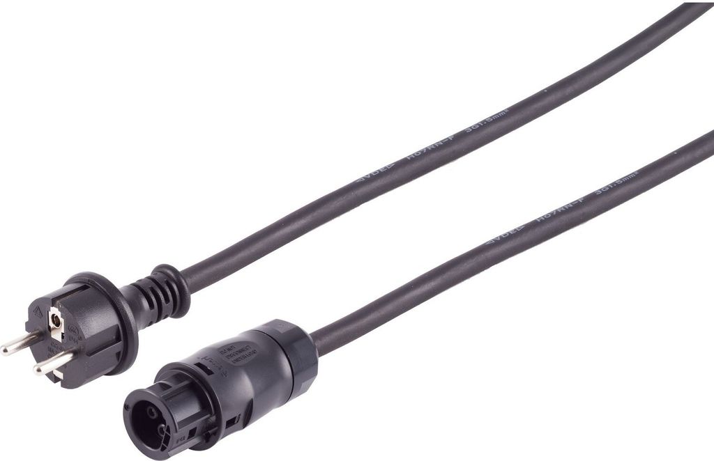 PV Strom-Einspeisekabel, BC01-CEE 7/7, 5m