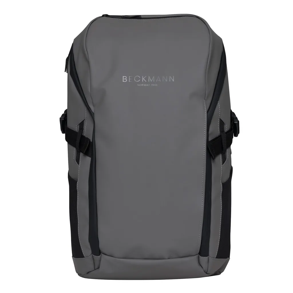 BECKMANN Zaino Street Go Grigio - Zaino Ergonomico 26L per Laptop