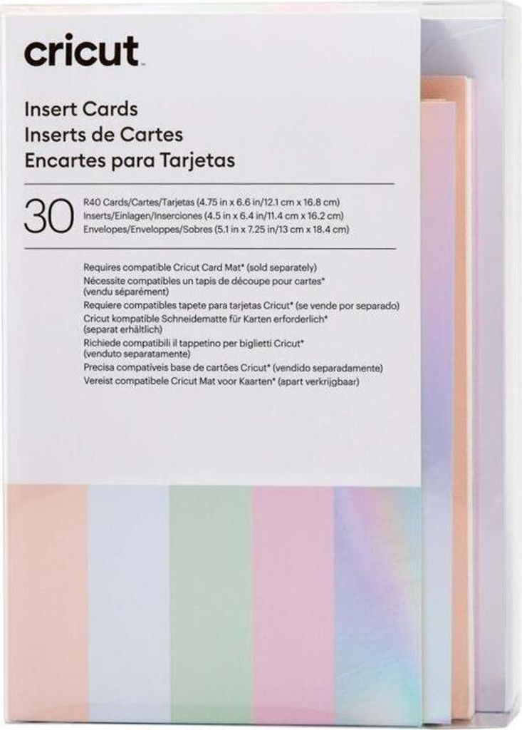 Cricut Insert Cards Princess R40 Kartenset Tulpenblau, Puder (2009468)