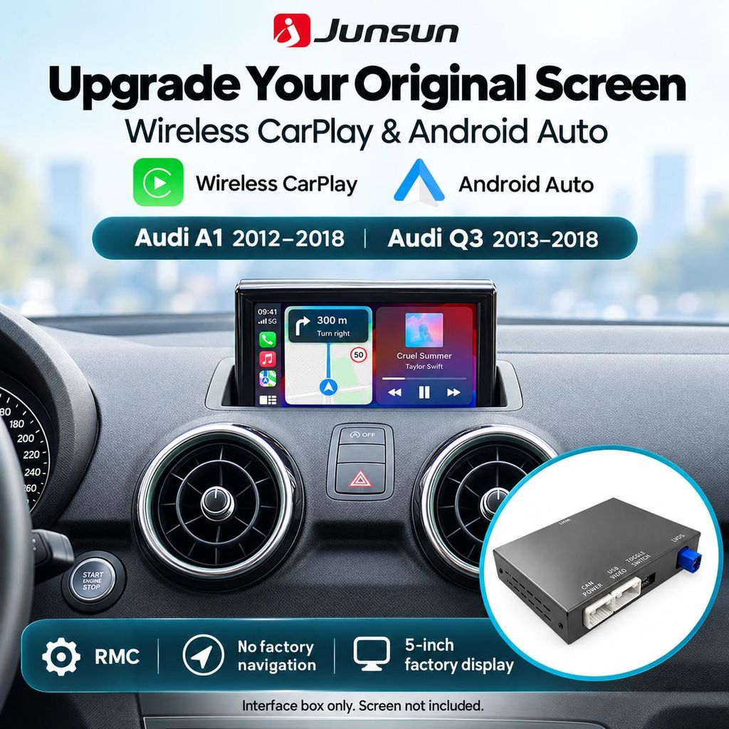 Bezdrôtová CarPlay a Android Auto rozhranie Junsun pre Obrázok produktu 